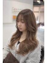 ラピス 横浜(Lapis)&nbsp;Hミルクティーベージュシールエクブリーチカラーレイヤーカット