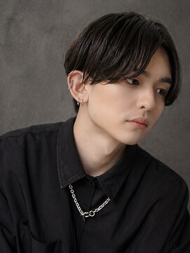 アウル 心斎橋(owl) 曲がる縮毛矯正×韓国風センターパート×men's