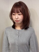 カミケン 黒岩店 kamiken・ ふんわり内巻きミディアムレイヤー【カミケン黒岩店/福島】