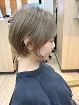 クレス 東武練馬店&nbsp;大人ショート/ショート/ショートボブ/白髪ぼかし／ブリーチ