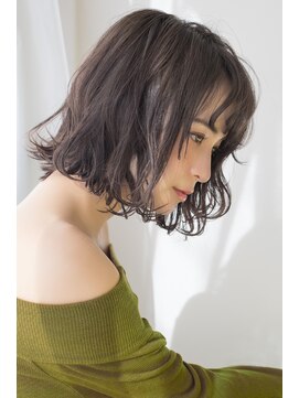 ヘアアンドエステ ヒロイン 西麻布本店(Hair&Esthe HIROIN) 横顔美人なシルエットボブ『山村雄貴』