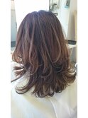 ハイライト×オーガニックカラー×レイヤー♪