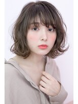 ヘアーアンドファッションシオミエイチ (hair＆fashion shiomi H) 【shiomi H】ゆるふわボブstyle