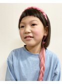 キッズボブカット　【ヘアセット　立川/立川南/浴衣/八王子/袴】