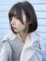 アルディ ユーカリが丘店(HARDI) 大人可愛い ナチュラル インナーカラー 耳かけボブ☆