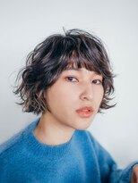 セミウェットウェーブ/マロンベージュ