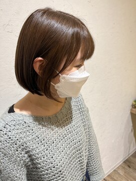 ルッカバイジェービー 行徳(lucca by jb) 黒髪/ボブルフ/ネビージュ/小顔/ワンレン/ボブ/ショート/前髪