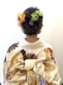 クレドガーデン 西新井店(CRED GARDEN) 成人式 卒業式 振袖 袴 ヘアセット/ショートアレンジ/西新井H
