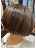 natural刈り上げボブ
