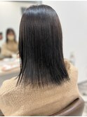 ブリーチ縮毛矯正×ダークカラー