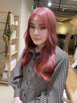 ココルアナ(coco luana) ピンクカラー/ブリーチ/韓国/ケアブリーチ/髪質改善