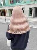 斜めバング/シルキーベージュ/ブラントカット[国分寺駅]