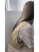 透明感カラーとの相性◎カット＋プレミアム透明感カラー＋髪質改善シルクトリートメント￥14450