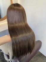 ワルム(warme)&nbsp;くすみベージュ×縮毛矯正