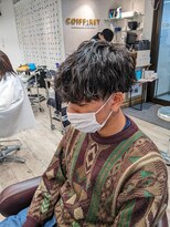 コワファーストナガサキシャンプーボーイ(COIFF1RST NAGASAKI SHAMPOO BOY)&nbsp;vマッシュ×波巻きスパイラルパーマ