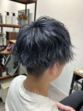 トルペヘアデザイン(Tolpe hair design) メンズカラー メタリックグレー