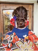 成人式ヘアリボンちゃん