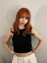 アルカナ 明治神宮前原宿(ARCANA)&nbsp;フルバングレッドブラウン似合わせカットカルマパーマ