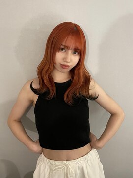 アルカナ 明治神宮前原宿(ARCANA) フルバングレッドブラウン似合わせカットカルマパーマ