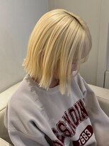 ベレーザ 渋谷(BELEZA)&nbsp;6219シルキーベージュハイライトグラデーションハイトーンカラー