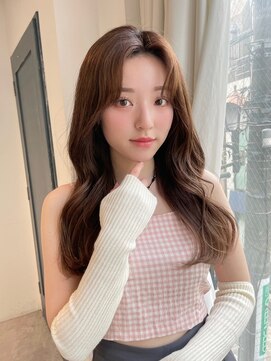 ベレーザ 渋谷(BELEZA) 6342透明感グレージュカラー艶髪ワンホンヘア韓国レイヤーロング