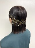 ２０代３０代結婚式♪金箔アレンジ