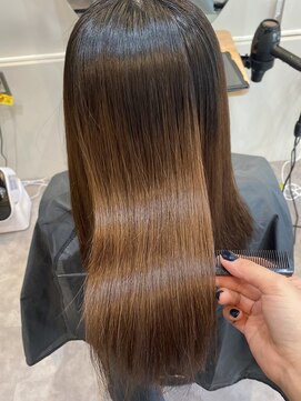 ベンジー 名駅店(benji) ブリーチ毛でもOK/ツヤサラ美髪◎【オリジナルストレート】