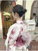 【shiori】浴衣着付けヘアアレンジ