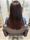 セミロングストレート