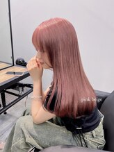 ◆ピンクカラー◆［心斎橋/ハイトーン/ダブルカラー/イルミナカラー/髪質改善/ケアブリーチ/エクステ