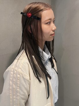 ペレ 梅田(PELE) 黒髪/ボブルフ/ネビージュ/小顔/ワンレン/梅田/髪質改善/前髪