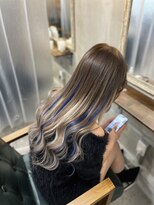 ルフレ 新宿歌舞伎町店(Reflet)&nbsp;バレイヤージュ/ハイライト/ブルーメッシュ/プルエクステ