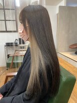 アンダーバーホワイトモデ 河内長野(_WHITE mode)&nbsp;髪質改善インナーカラーイヤリングカラーレイヤーカット