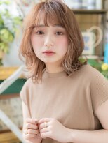 カバーヘア ブリス 大宮西口(COVER HAIR bliss)&nbsp;外国人風ハイトーンカラー抜け感小顔ロブc6大宮20代30代40代