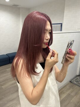 シェミール(CHEMIR) ピンク【ケアブリーチ/ハイトーン/髪質改善/四日市】