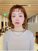 ぷつっとショートボブ×ベビーバング20代30代40代/K-two 銀座
