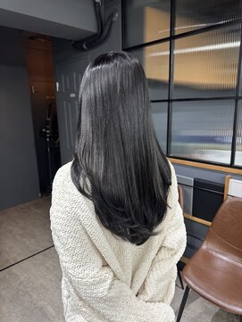 ロフティー 清澄白河(LOFTY) シンプルなのに洗練された透明感カラー/髪質改善トリートメント