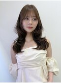 韓国風/レイヤーカット/顔周り/顔まわり/髪質改善/ベージュ