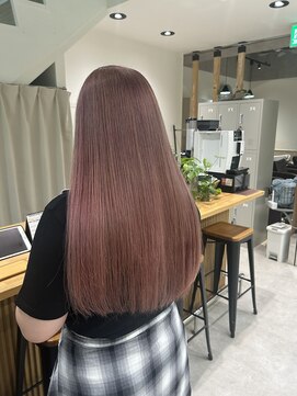 ユニークバイケンジ 町田(unique KENJE) ブリーチ2回~できるピンクベージュ