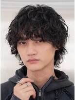 レタッチ バイ フィフス 天神大名(RETOUCH by fifth)&nbsp;福岡天神ゆるめシャドウパーマメンズマッシュウルフカット緩め