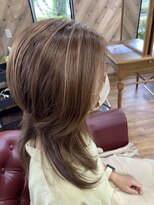 ルネッサンスヘアー ラファエロ(RAFFAELLO)&nbsp;ハイライト　エドルクオンカラー　白髪ぼかし　明るい白髪染め