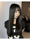 ナチュラルストレートヘア