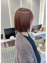 ロンドリゼル 札幌(Lond RiseL) オリーブグレー/前髪/ボブ/マロンベージュ/レイヤーカット/小顔