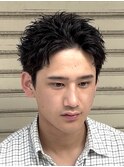MEN’S HAIR/サーフカール/刈り上げセンターパート/藤沢
