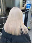 ホワイトベージュ　ケアブリーチ　静岡　草薙