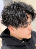 三重桑名ツイストスパイラルパーマ/アップバング/メンズパーマ