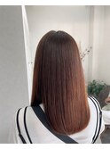 シナモンベージュストレート