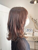 ロッカ(ROCCA)&nbsp;ココアベージュ今っぽ外ハネミディレイヤー