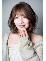 アニー(annie hair design) やわらかく魅せる、透明感ミディ