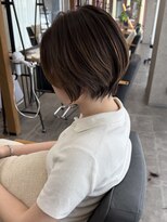 コク 千葉駅西口(COQU)&nbsp;ショートボブ/丸みショート/千葉【積田佳奈】